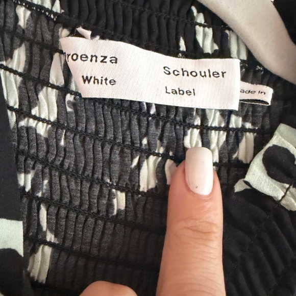 Proenza Schouler White Label Mock Neck Flou Mini Dress – Size 6 – Like New - Picture 8 of 9